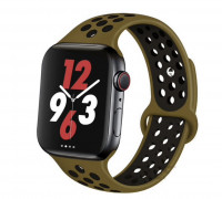 Ремешок Apple Watch 42mm / 44mm Nike (кофе-чёрный) 1231