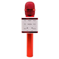 Беспроводной караоке микрофон V7 (красный) 7647