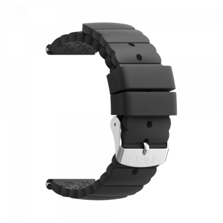 Сменный ремешок для часов ElARI KidPhone: 2, Lite, Fresh, 3G, 4G и Fixitime 3 (чёрный Original) 2558