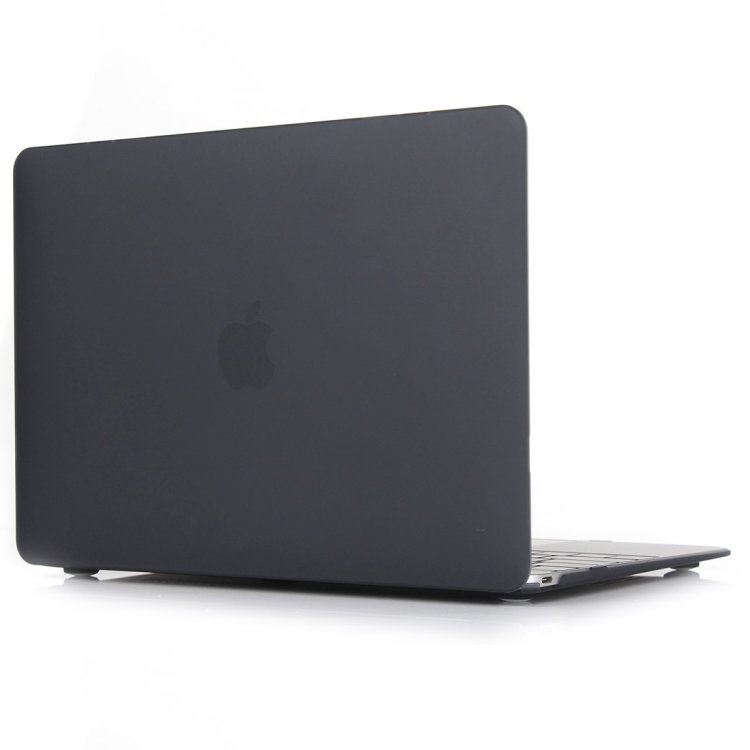 Чехол MacBook Air 13 модель A1932 / A2179 / A2337 (2018-2020гг.) матовый (чёрный) 0212