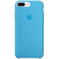 Чехол Silicone Case iPhone 7 Plus / 8 Plus (голубой) 2483