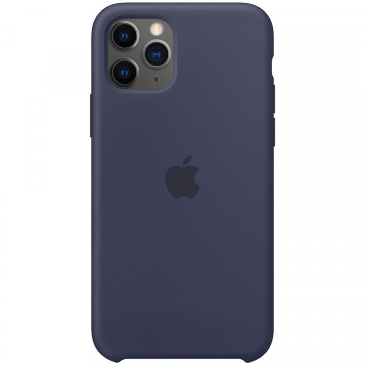 Чехол Silicone Case iPhone 11 Pro (тёмно-синий) 5613