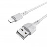 BOROFONE USB кабель 8-pin BX16 2.4A, 1 метр (белый) 1763 - BOROFONE USB кабель 8-pin BX16 2.4A, 1 метр (белый) 1763