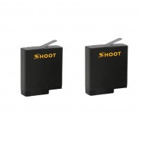 (КОМПЛЕКТ 2 ШТ) SHOOT Сменный аккумулятор АКБ для GoPro Hero 5 / 6 / 7 / 8 ёмкость 1220mAh 3.85V 4.7Wh Li-ion (Код МС: 00461)
