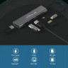 Blueendless Хаб Type-C 5в1 (USB 3.0 x3 / SD-TF Card x2) серый космос (Г90-56432) - Blueendless Хаб Type-C 5в1 (USB 3.0 x3 / SD-TF Card x2) серый космос (Г90-56432)