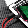HOCO USB кабель micro X32 2A 1м (красно-чёрный) 9057 - HOCO USB кабель micro X32 2A 1м (красно-чёрный) 9057