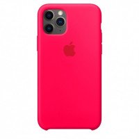 Чехол Silicone Case iPhone 11 Pro (фуксия) 5699