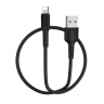 BOROFONE USB кабель lightning 8-pin BX16 2.4A, 1 метр (чёрный) 1763 - BOROFONE USB кабель lightning 8-pin BX16 2.4A, 1 метр (чёрный) 1763