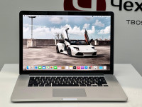 Ноутбук Apple Macbook Pro 15 2015 Retina A1398 (Производство 2015) i7 2.2Ггц x4 / ОЗУ 16Гб / SSD 256Gb / Intel Iris Pro 1536 МБ / АКБ 41ц-100% / Silver Б/У C02TK3TPG8WN (Г14-80253-S)