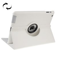 Чехол Книжка 360° кожаный для iPad 2 / 3 / 4 (белый) 0375