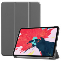 Чехол для iPad Pro 11 (2018-2020) Smart Cover серии Custer PC + кожа (серый) 3101