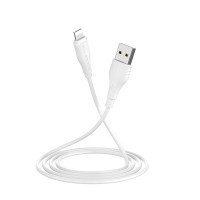 BOROFONE USB кабель 8-pin BX18 2.4A, 3 метра (белый) 1728