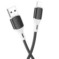 BOROFONE USB кабель lightning 8-pin BX79 2.4A, длина 1 метр (чёрный) 6082