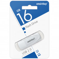 SmartBay Флэш карта USB для компьютера 16Gb SB016GB2SCK Scout (белый) Г30-1327