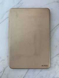 УЦЕНКА XUNOD Чехол для iPad mini 4 книжка кожаный (золото) 9053