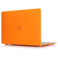 Чехол Macbook Air 13 (A1932 / A2179 / A2337) (2018-2020) матовый (оранжевый) 0212
