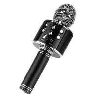 WSTER Беспроводной караоке микрофон WS-858 (чёрный) 6611