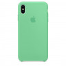 Чехол Silicone Case iPhone XS Max (нежная мята) 2513 - Чехол Silicone Case iPhone XS Max (нежная мята) 2513