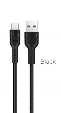 HOCO USB кабель Type-C U31, 1 метр (чёрный) 3958