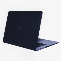 Чехол MacBook Air 11 (A1370 / A1465) матовый пластик (тёмно-синий) 3922