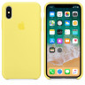 Чехол Silicone Case iPhone X / XS (жёлтый) 4947 - Чехол Silicone Case iPhone X / XS (жёлтый) 4947
