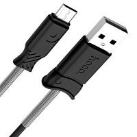 HOCO USB кабель micro X24 2.4A 1м (чёрный) 7022