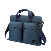 Cartinoe Сумка + плечо для MacBook Pro / Air 13" Two pockets (тёмно-синий) 6569