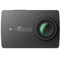 Экшн камера Xiaomi Yi 4K Б/У (черный) + флешь MicroSD 64Gb + чехол силиконовый (40363)