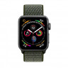 Ремешок Apple Watch 38mm / 40mm / 41mm нейлон на липучке (тёмный хаки) 5502 - Ремешок Apple Watch 38mm / 40mm / 41mm нейлон на липучке (тёмный хаки) 5502