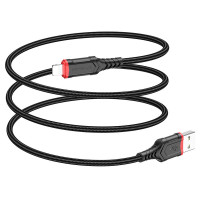 BOROFONE USB кабель lightning 8-pin BX67 2.4A, 1 метр (чёрный) 6705