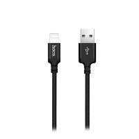 HOCO USB кабель X14 8-pin нейлон 2м (чёрный) 2899