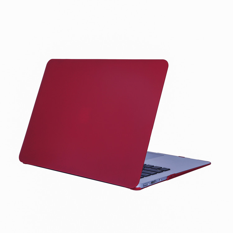 Чехол MacBook Air 11 (A1370 / A1465) матовый пластик (бордо) 3922
