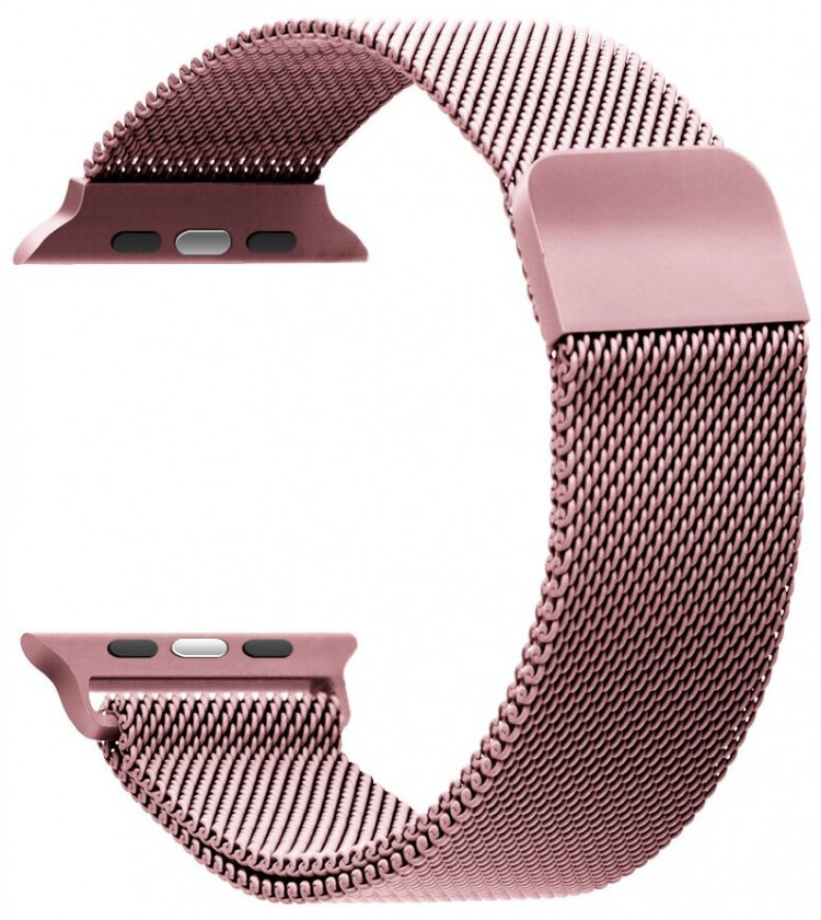Ремешок Apple Watch 38mm / 40mm Миланская петля на магните (розовый) 1456