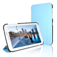 Чехол книжка для Samsung Tab 3 7.0 (голубой) 58160