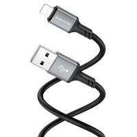 BOROFONE USB кабель lightning 8-pin BX83 2.4A, длина 1 метр (чёрный) 7102