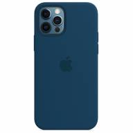 Чехол Silicone Case iPhone 12 / 12 Pro (синий мох) 3921 - Чехол Silicone Case iPhone 12 / 12 Pro (синий мох) 3921