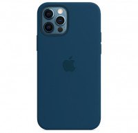 Чехол Silicone Case iPhone 12 / 12 Pro (синий мох) 3921