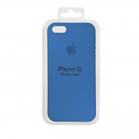 Чехол Silicone Case iPhone 5 / 5S / SE (синий) 7821