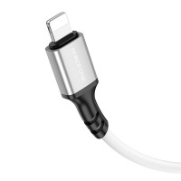 BOROFONE USB кабель lightning 8-pin BX83 2.4A, длина 1 метр (белый) 7102