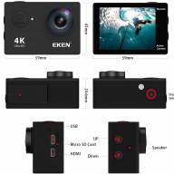 Экшн камера EKEN H9 4K Wi-Fi (серебро) 3688 - Экшн камера EKEN H9 4K Wi-Fi (серебро) 3688