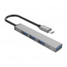 ORICO Хаб Type-C 4в1 (USB 3.0 х1 / USB 2.0 х3) Г90-53165 - ORICO Хаб Type-C 4в1 (USB 3.0 х1 / USB 2.0 х3) Г90-53165