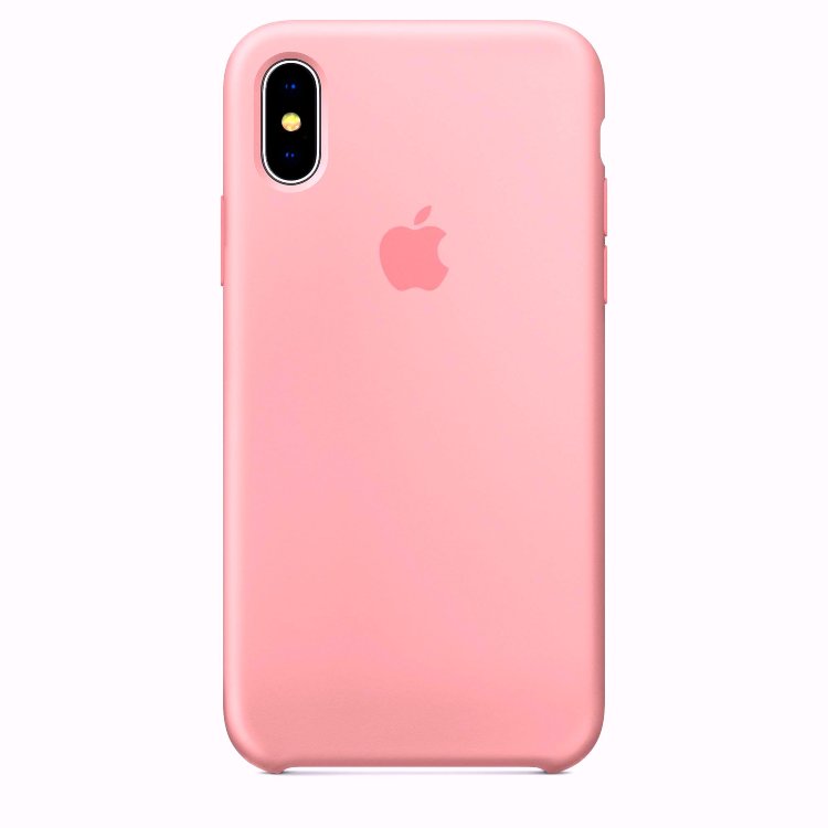 Чехол Silicone Case iPhone X / XS (розовый) 8298