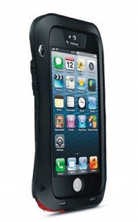 LOVE MEI Противоударный бронебойный чехол для iPhone 5 / 5S / 5SE (чёрный) 58184