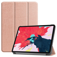 Чехол для iPad Pro 11 (2018-2020) Smart Cover серии Custer PC + кожа (розовое золото) 3101