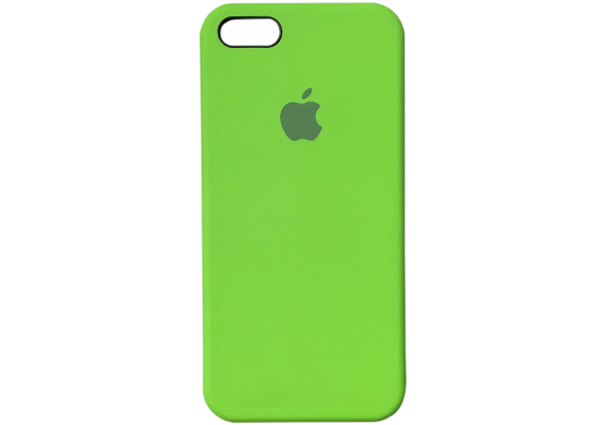 Чехол Silicone Case iPhone 5 / 5S / SE (салатовый) 7821