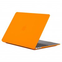 Чехол MacBook Air 11 (A1370 / A1465) матовый пластик (оранжевый) 3922