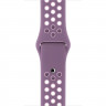 Ремешок силиконовый для Apple Watch 42mm / 44mm / 45mm спортивный Nike (сиренево-розовый) 1231 - Ремешок силиконовый для Apple Watch 42mm / 44mm / 45mm спортивный Nike (сиренево-розовый) 1231