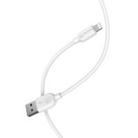 BOROFONE USB кабель lightning 8-pin BX14 2.4A, 3 метра (белый) 6073