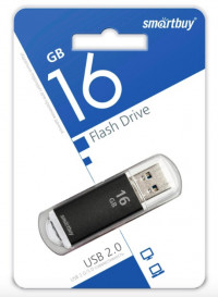 SmartBay Флэш карта USB для компьютера 16Gb SB16GBVC-K (чёрно-прозрачная) Г30-6109