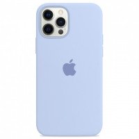 Чехол Silicone Case iPhone 12 / 12 Pro (небесно-голубой) 3921